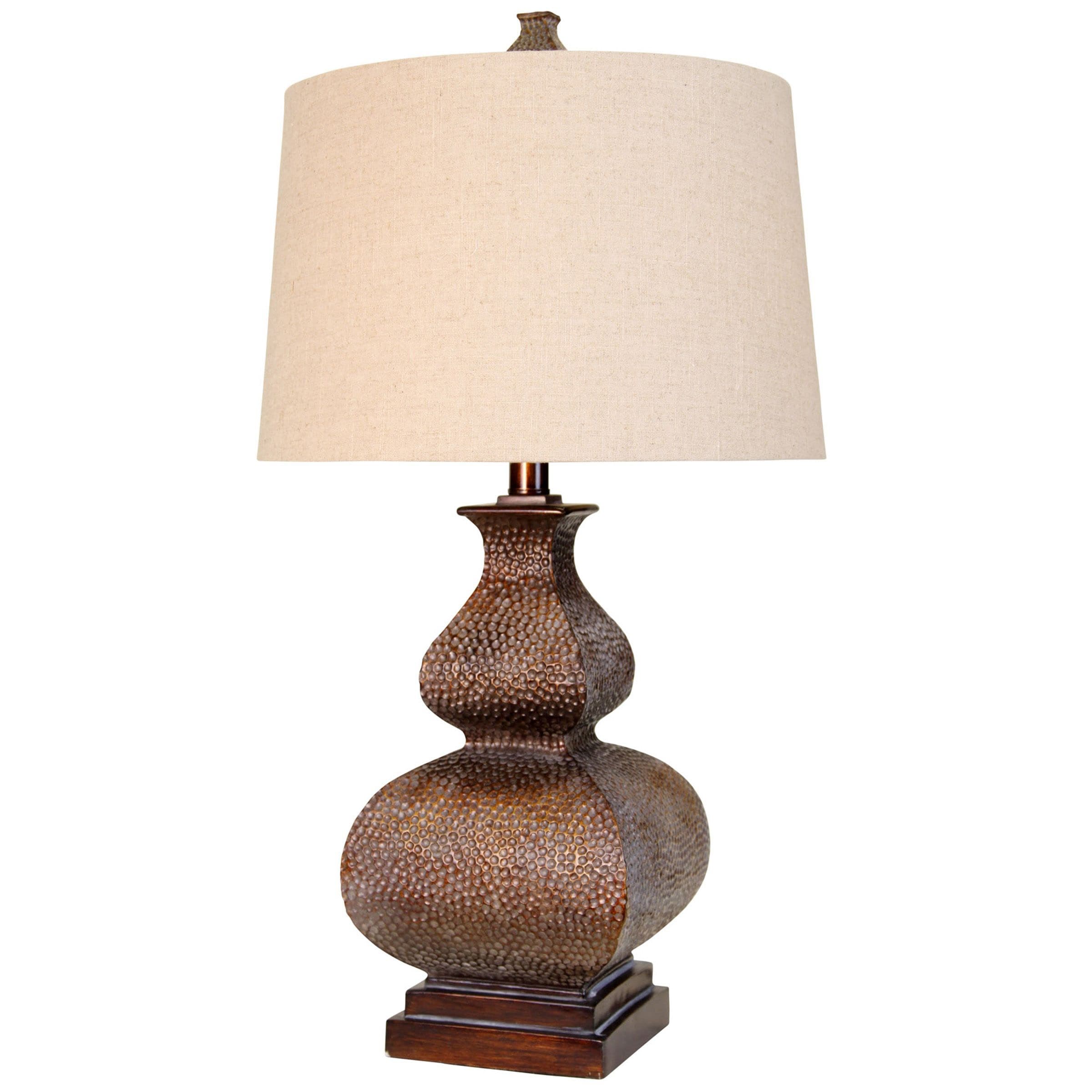 Copper Grove Rennes Transitional Golden White-wash Table Lamp - Mycitystee