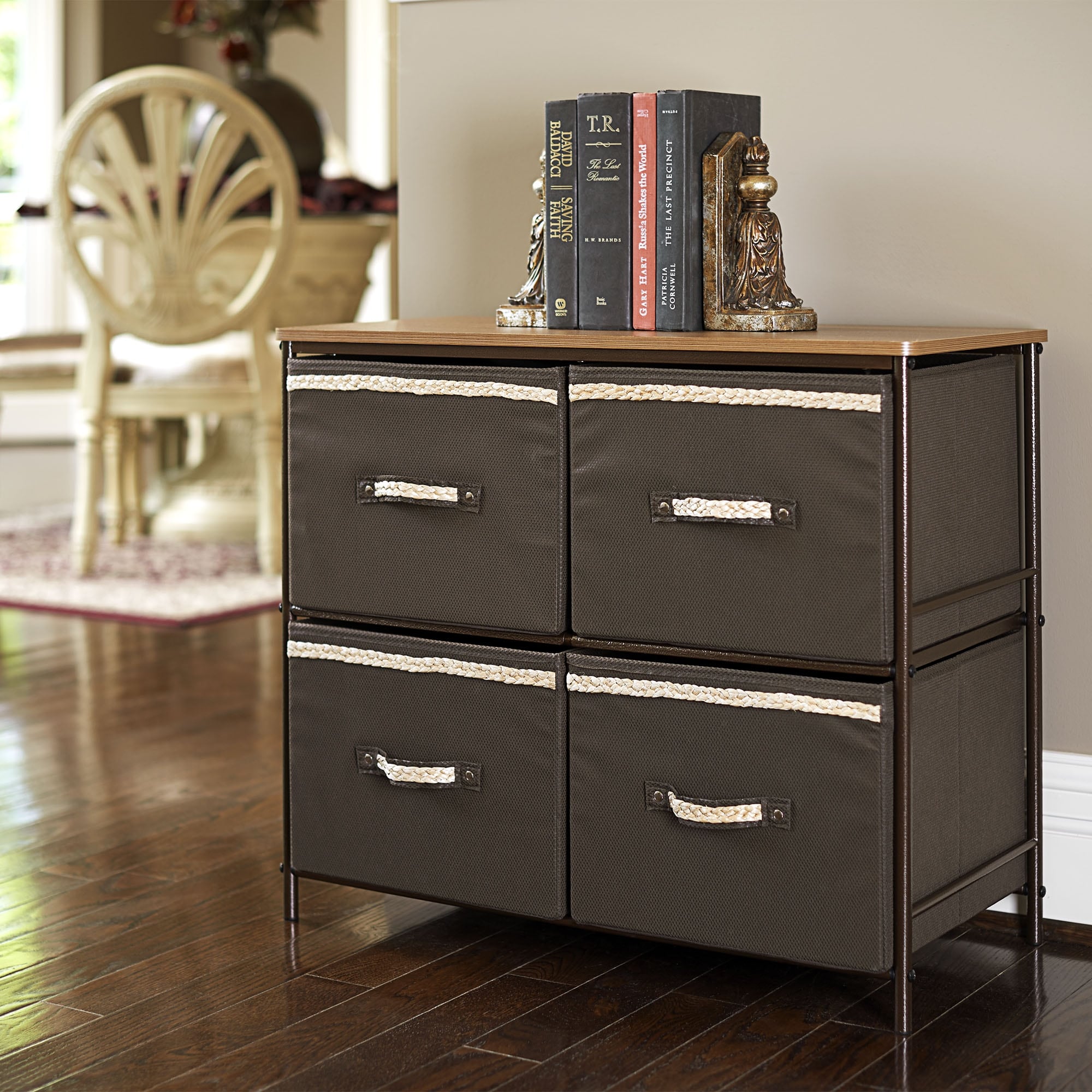 Carbon Loft Burr 4-bin 2-shelf Drawer Storage Unit - - 28127749 - Mycitystee