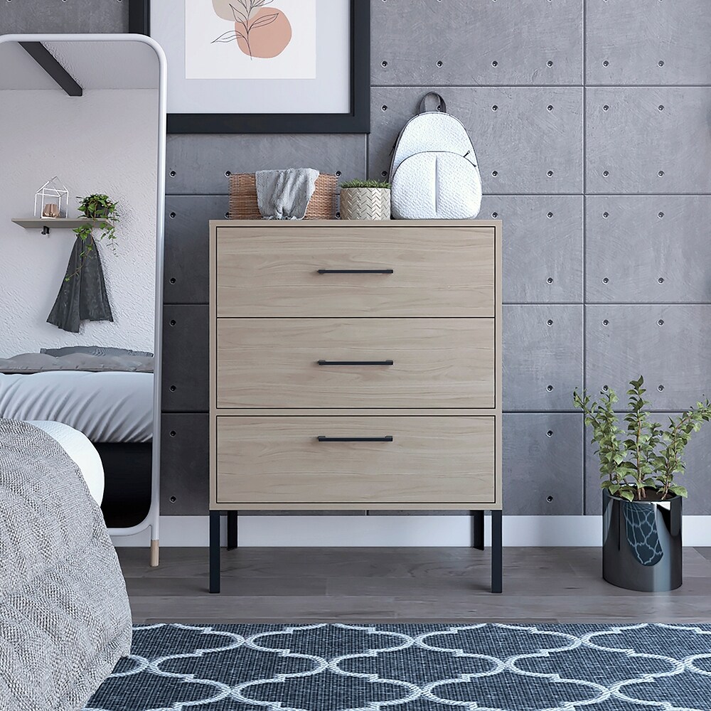 Collins Composite Wood Indoor Modern Dresser - Birch - - 36357509 - Mycitystee