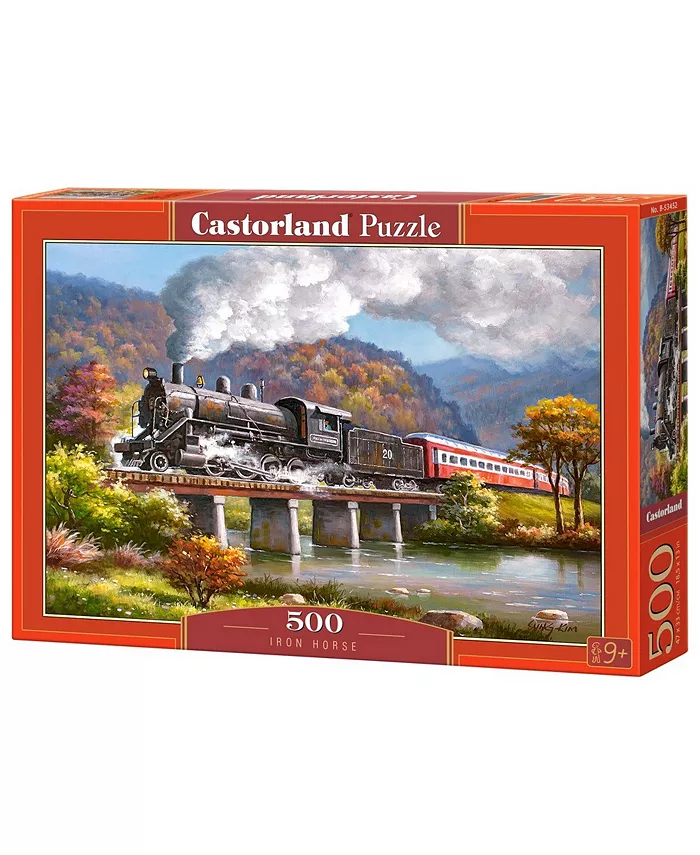 Castorland Iron Horse Jigsaw Puzzle Set， 500 Piece - Mycitystee