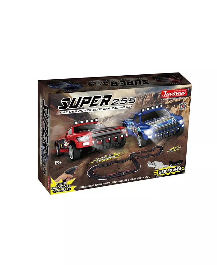 PonyCycle JOYSWAY Super 255 USB Power Slot Car Racing set - Mycitystee