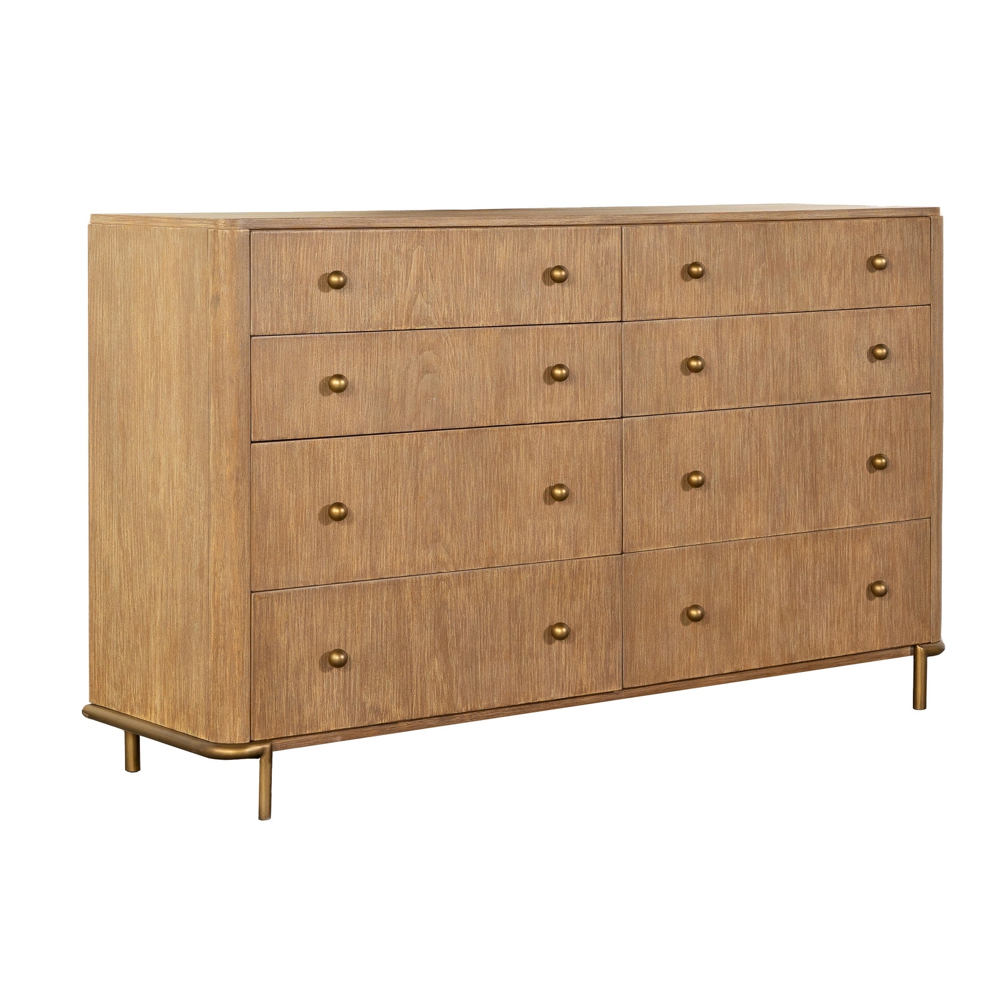 Stevie Sand Wash Rectangular 8-drawer Dresser - - 36964802 - Mycitystee