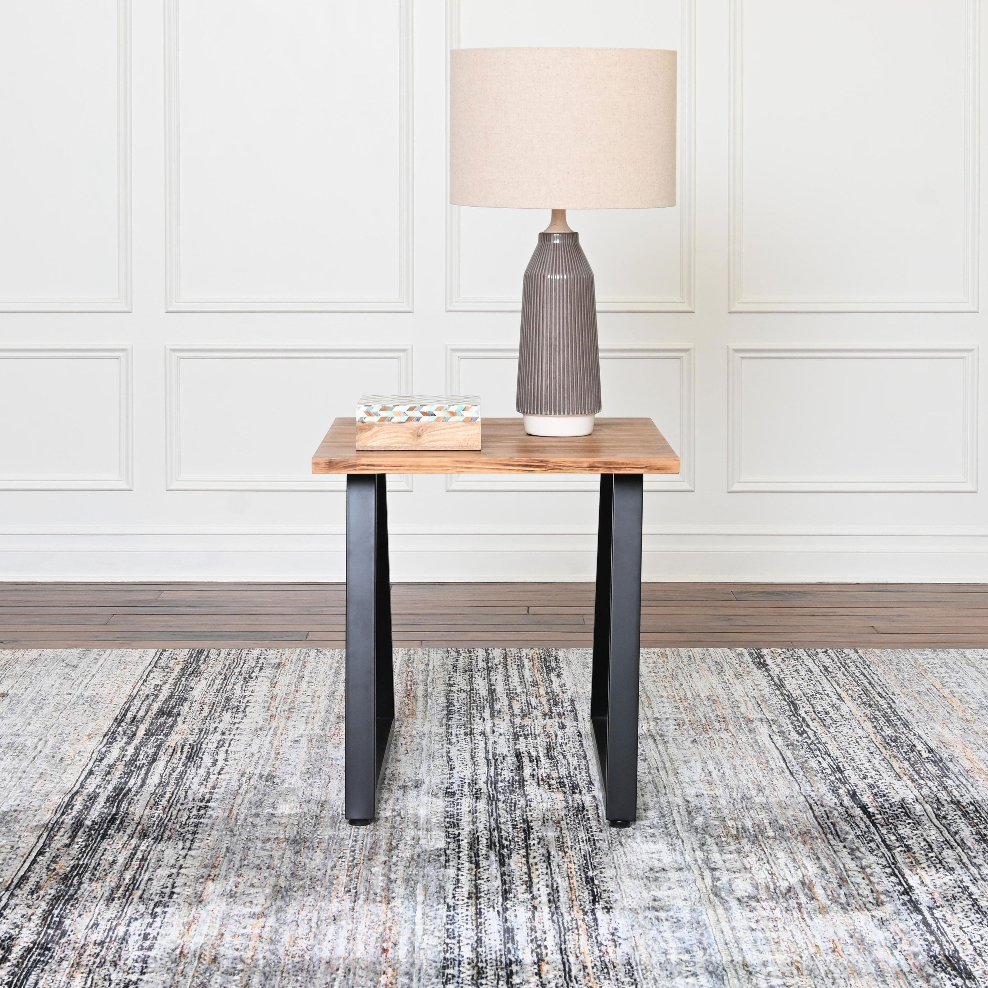 Abbyson Libby Acacia Wood End Table - Mycitystee