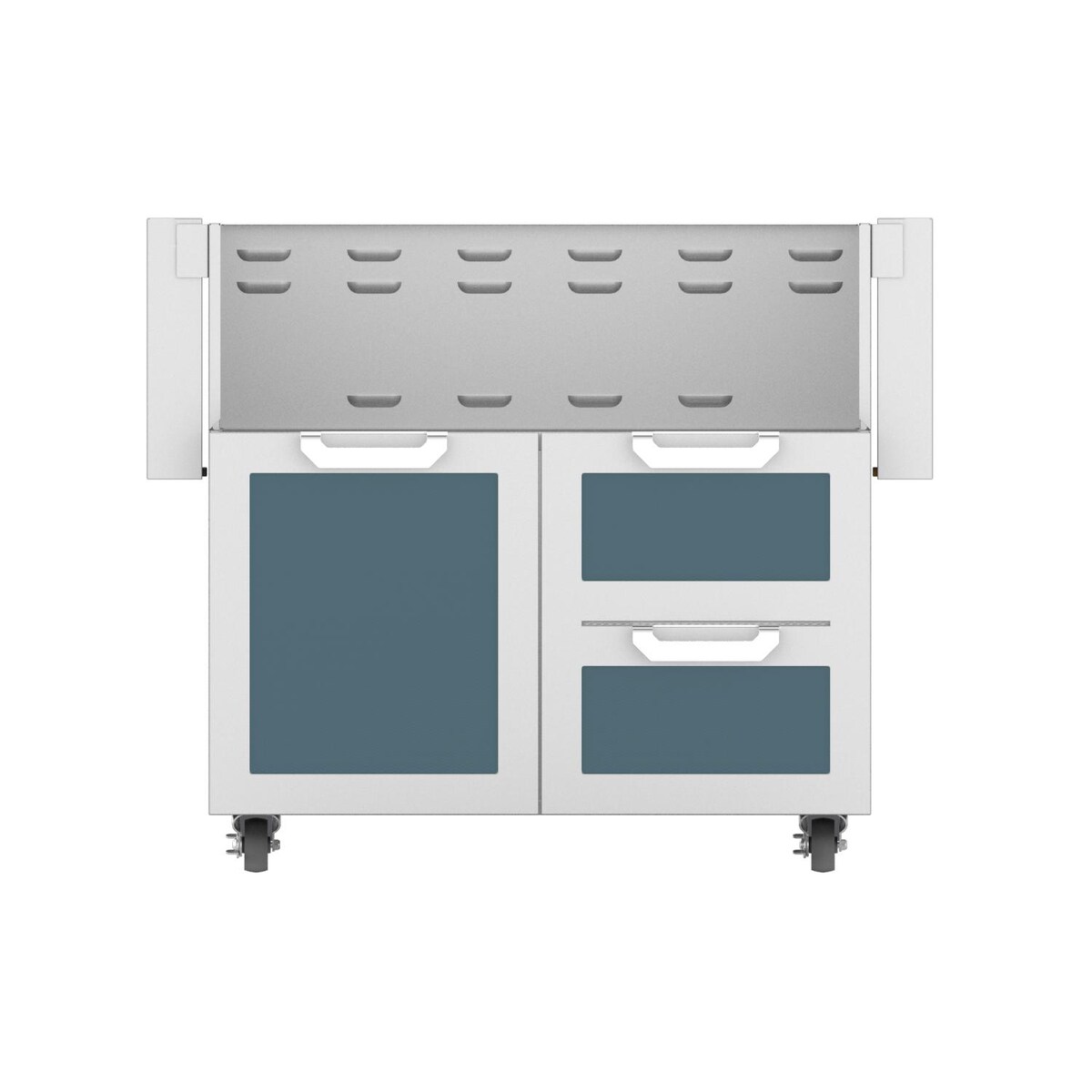 Hestan Double Drawer And Door Tower Cart For 36-Inch Gas Grill - Mycitystee