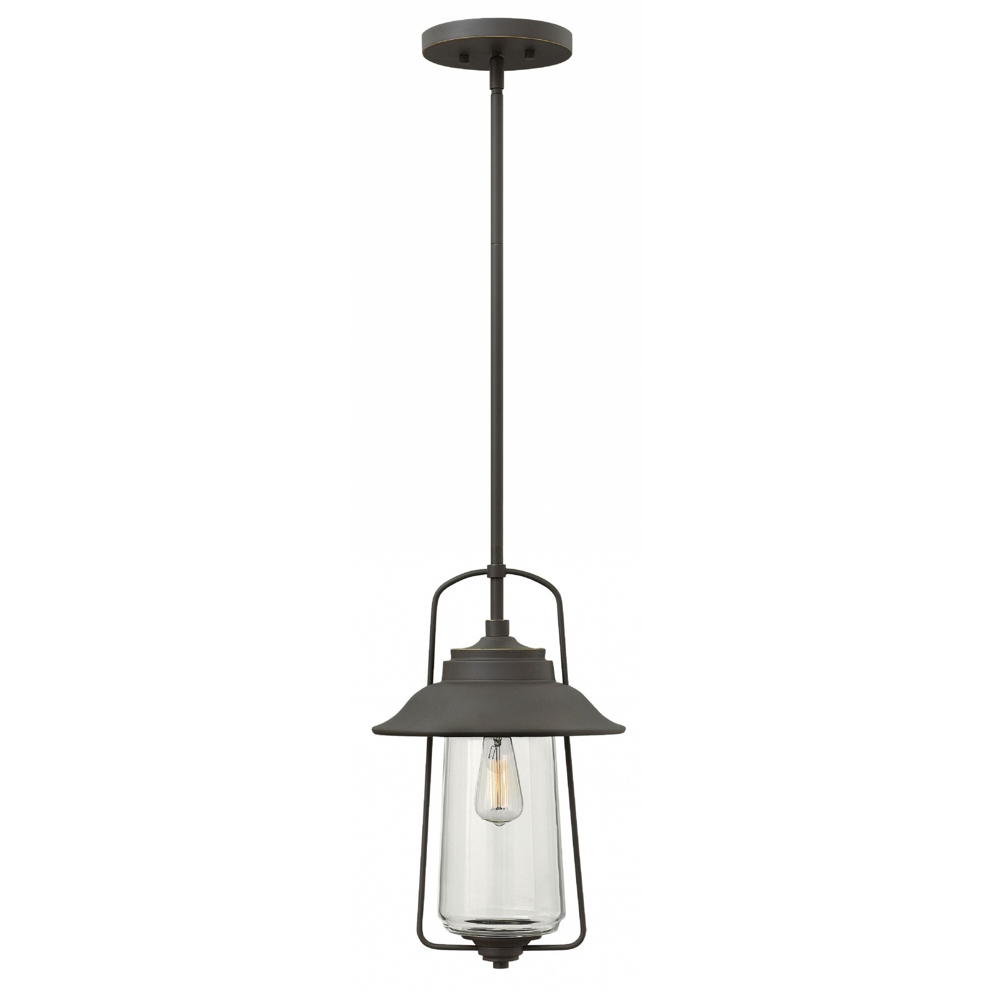 Hinkley Belden place 1-Light Outdoor Pendant in Oil Rubbed Bronze - Mycitystee