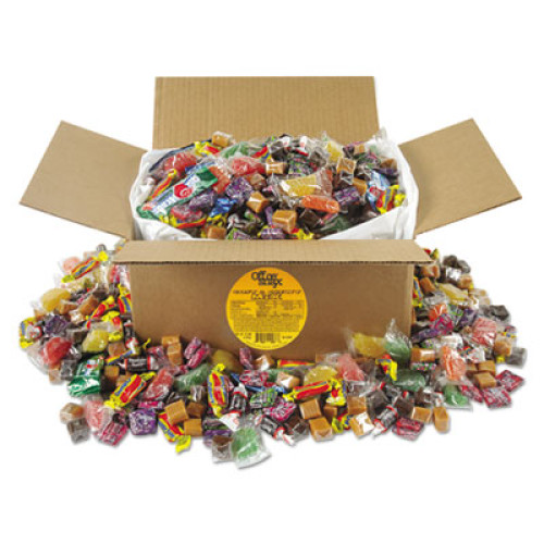 Office Snax Soft and Chewy Candy Mix， Individually Wrapped， 10 lb Values Size Box (00086) - Mycitystee