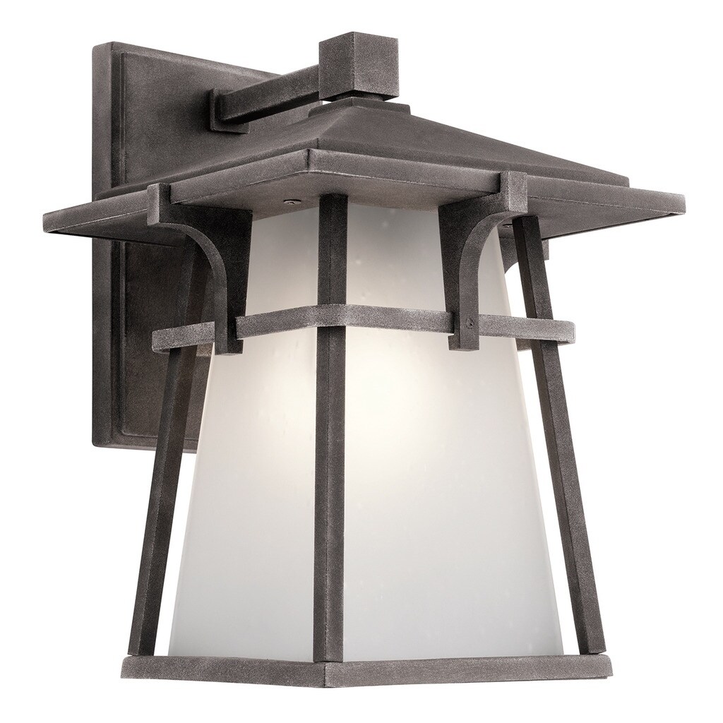 Kichler Lighting Beckett Collection 1-light Weathered Zinc Outdoor LED Wall Lantern Shopping - The Best Deals on Outdoor Wall Lanterns | 21454913 - Mycitystee