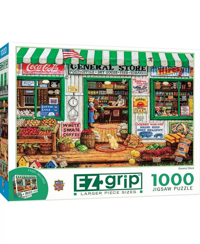 MasterPieces Puzzles General Store EZ Grip 1000 Piece Adult Jigsaw Puzzle - Mycitystee