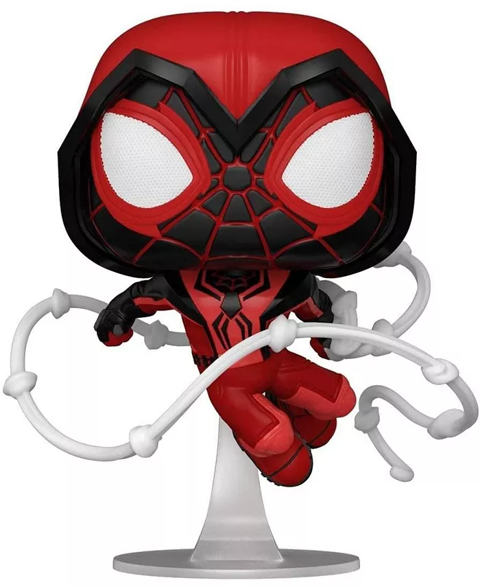 Funko Marvel Spider-Man POP Vinyl Figure | Miles Morales Crimson Cowl Suit - Mycitystee