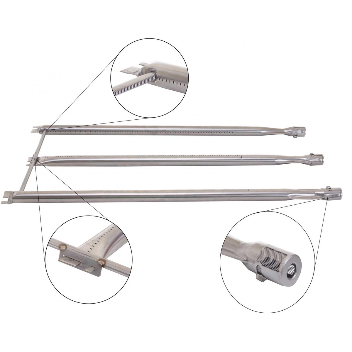 Weber 7508 Stainless Steel Grill Burner Tube Set For Weber Gas Grills - Mycitystee