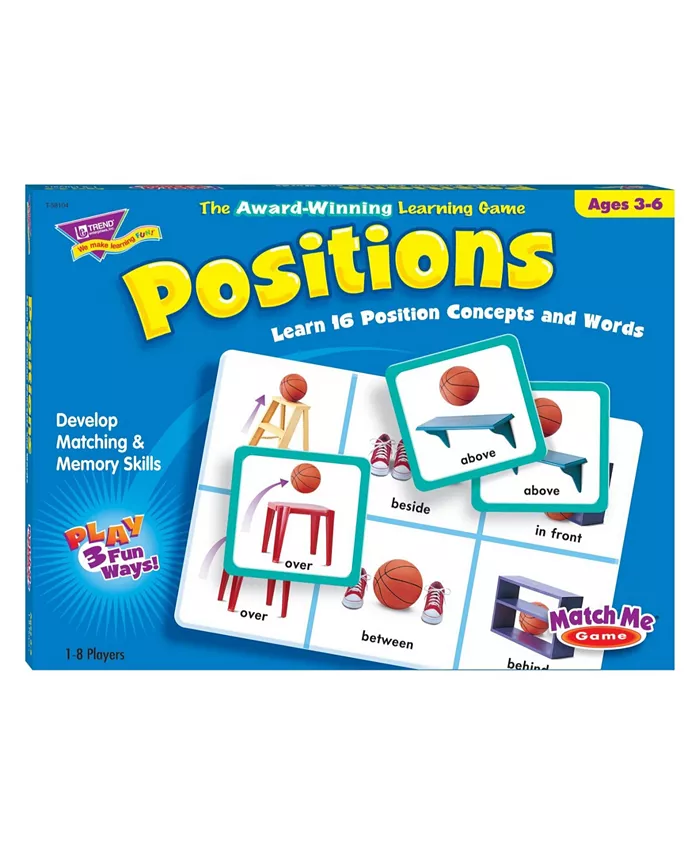 Trend Enterprises Positions Match Me Games - Mycitystee