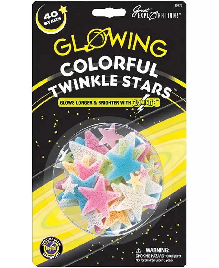 Areyougame Glowing Colorful Twinkle Stars - Mycitystee