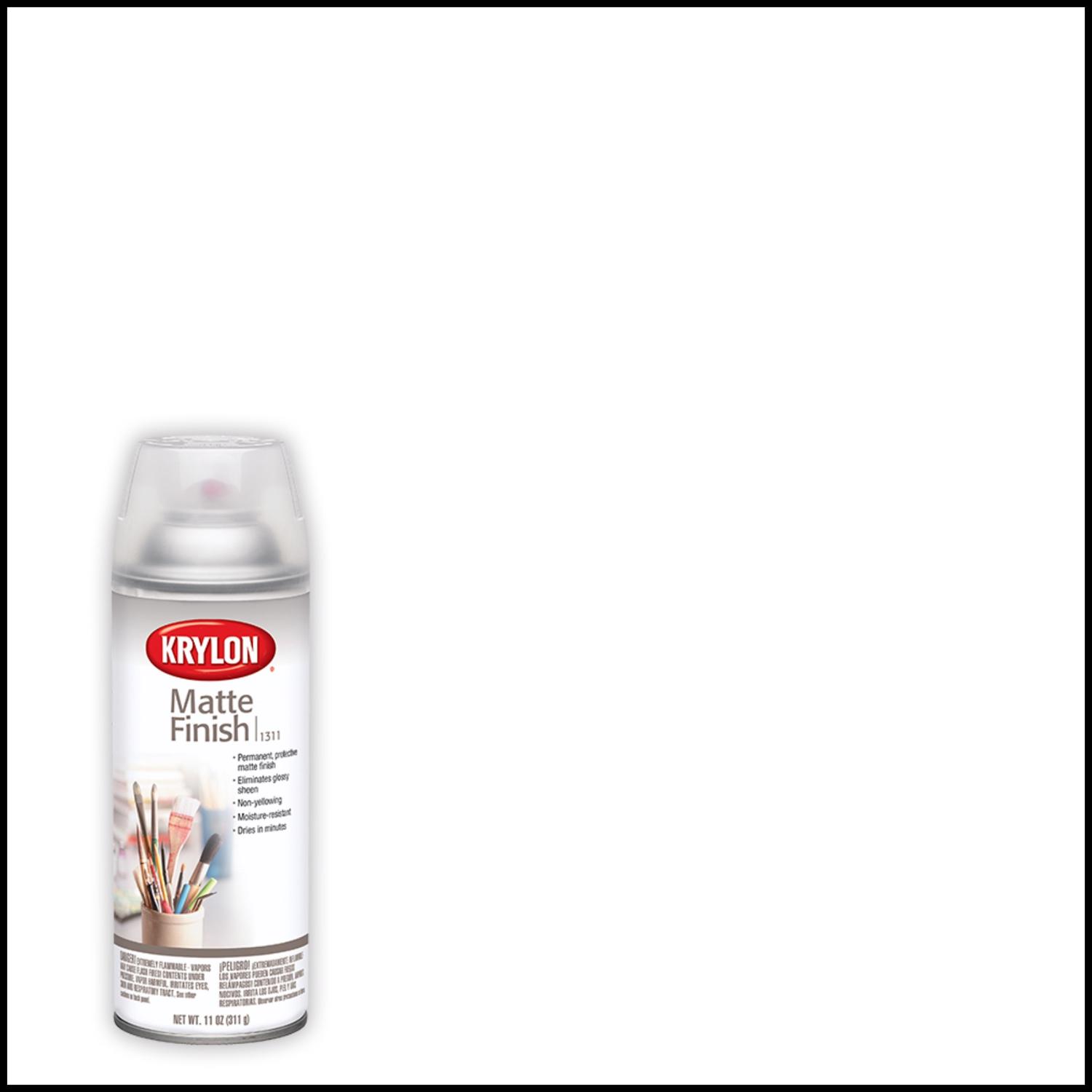 Krylon Matte Finish Clear Finish Spray Coating 11 oz - Mycitystee