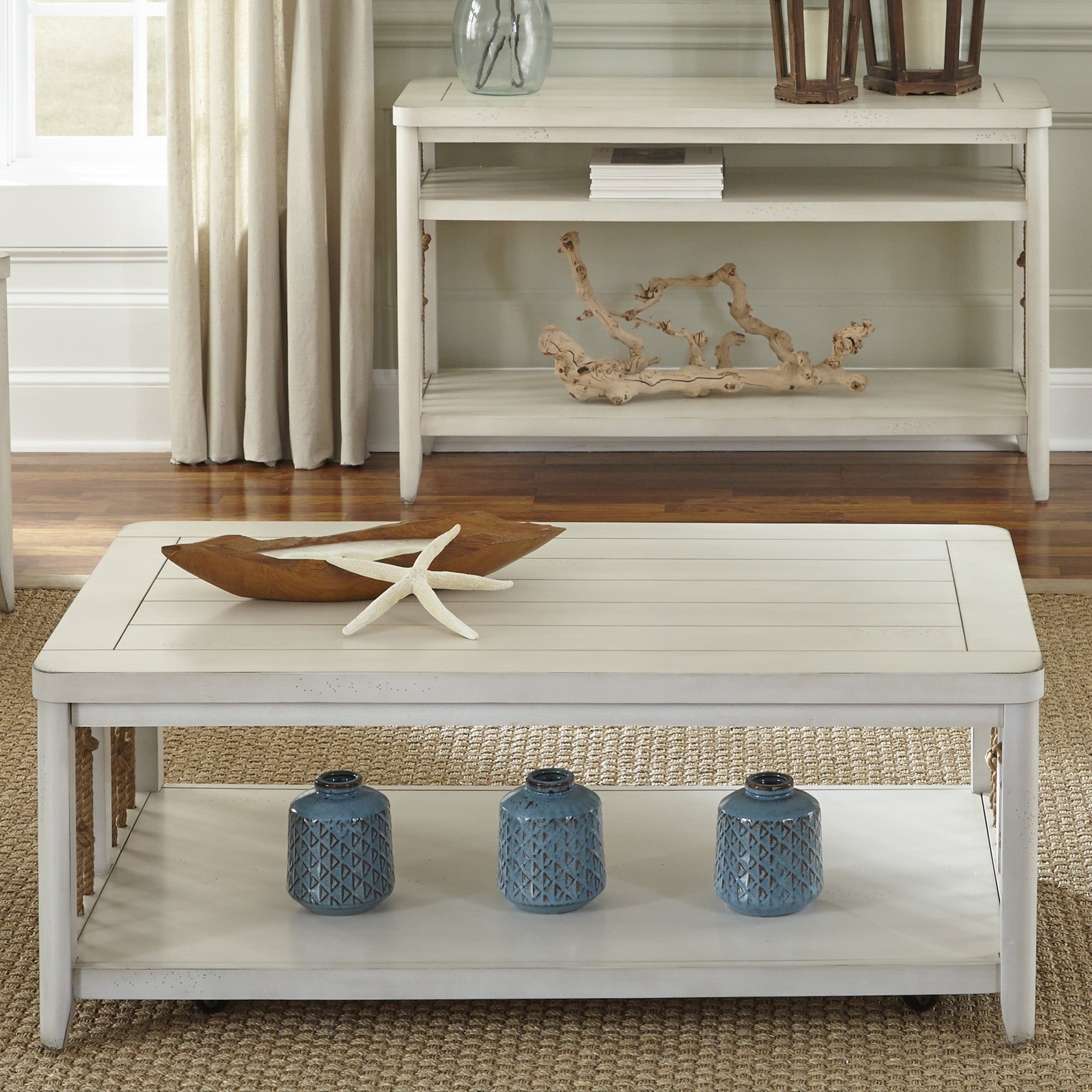 Dockside White Cocktail Table - Mycitystee