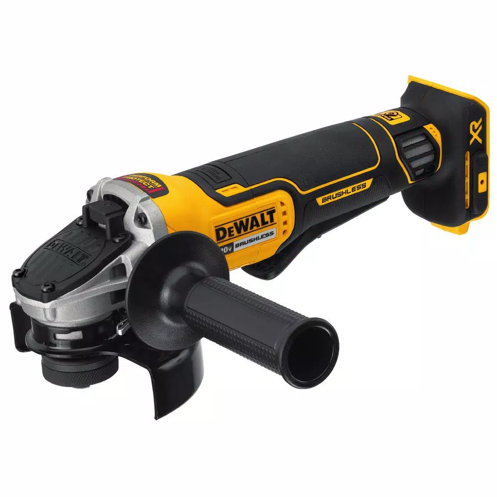 DEWALT 20-Volt MAX XR Cordless Brushless 4-1/2 in. Paddle Switch Small Angle Grinder with Kickback Brake (Tool Only) and#8211; XDC Depot - Mycitystee
