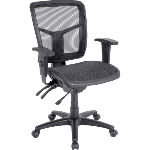 Lorell Mid-Back Swivel Mesh Chair (86904) - Mycitystee