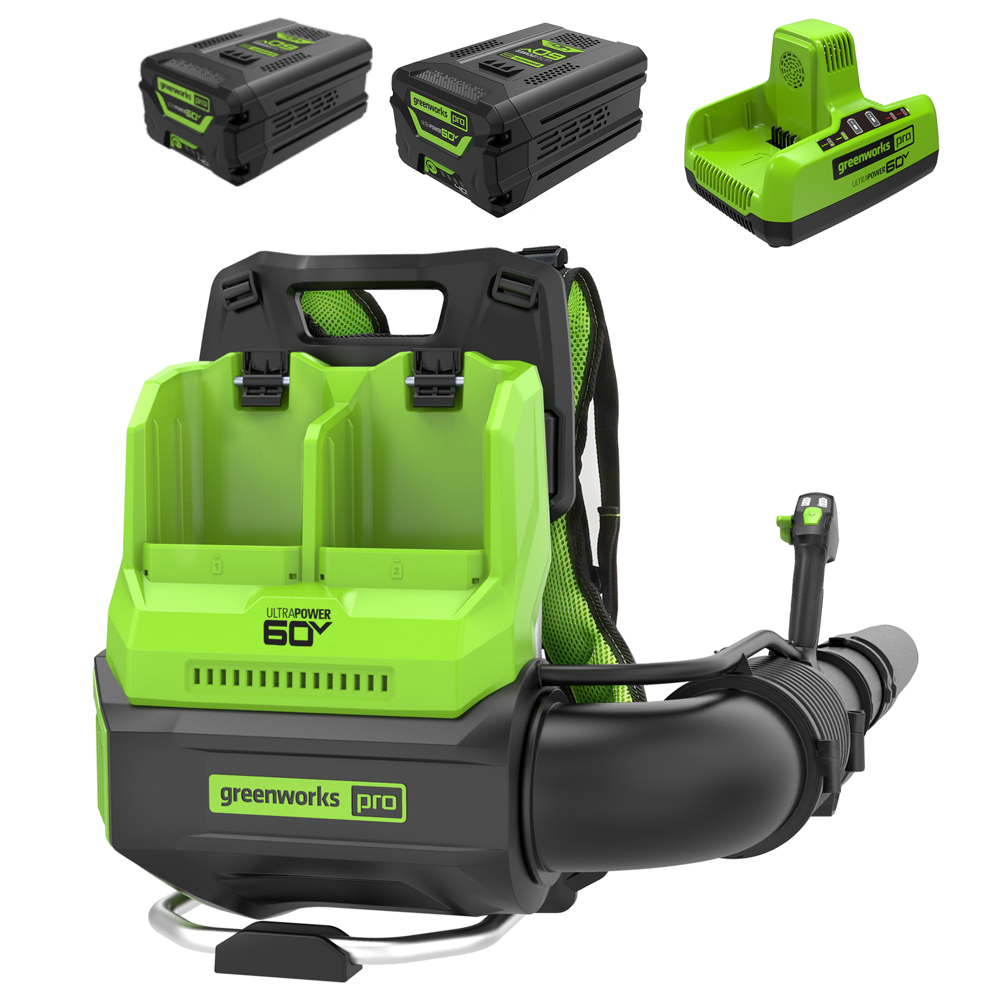 60V Backpack Blower 824 CFM  Battery | Greenworks Tools - Mycitystee