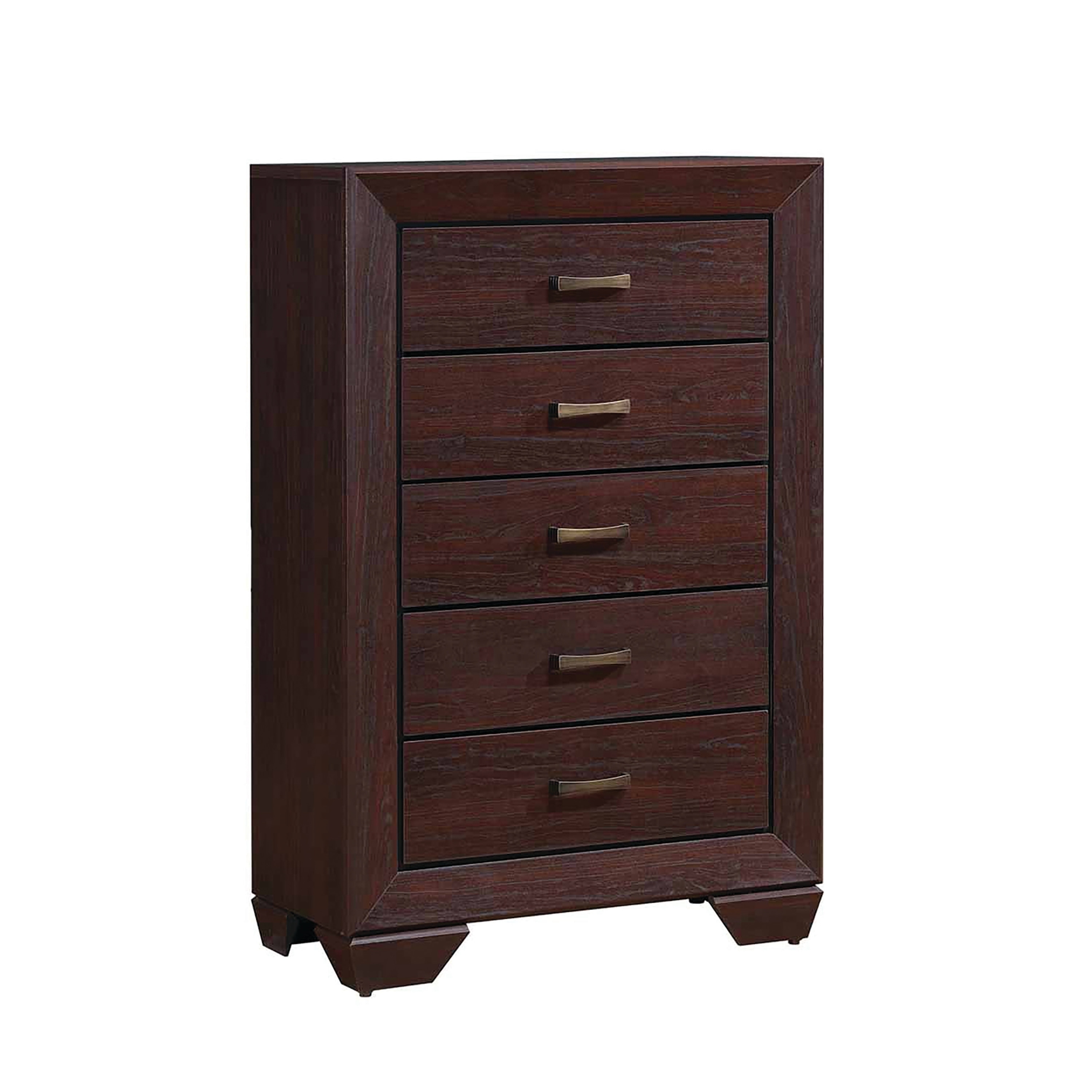 Coaster Furniture Kauffman Dark Cocoa 5-drawer Chest - - 23599343 - Mycitystee