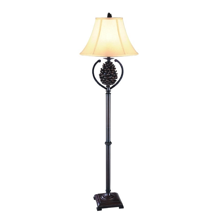 Pine Creek Bison Brown 63-inch Floor Lamp - Mycitystee
