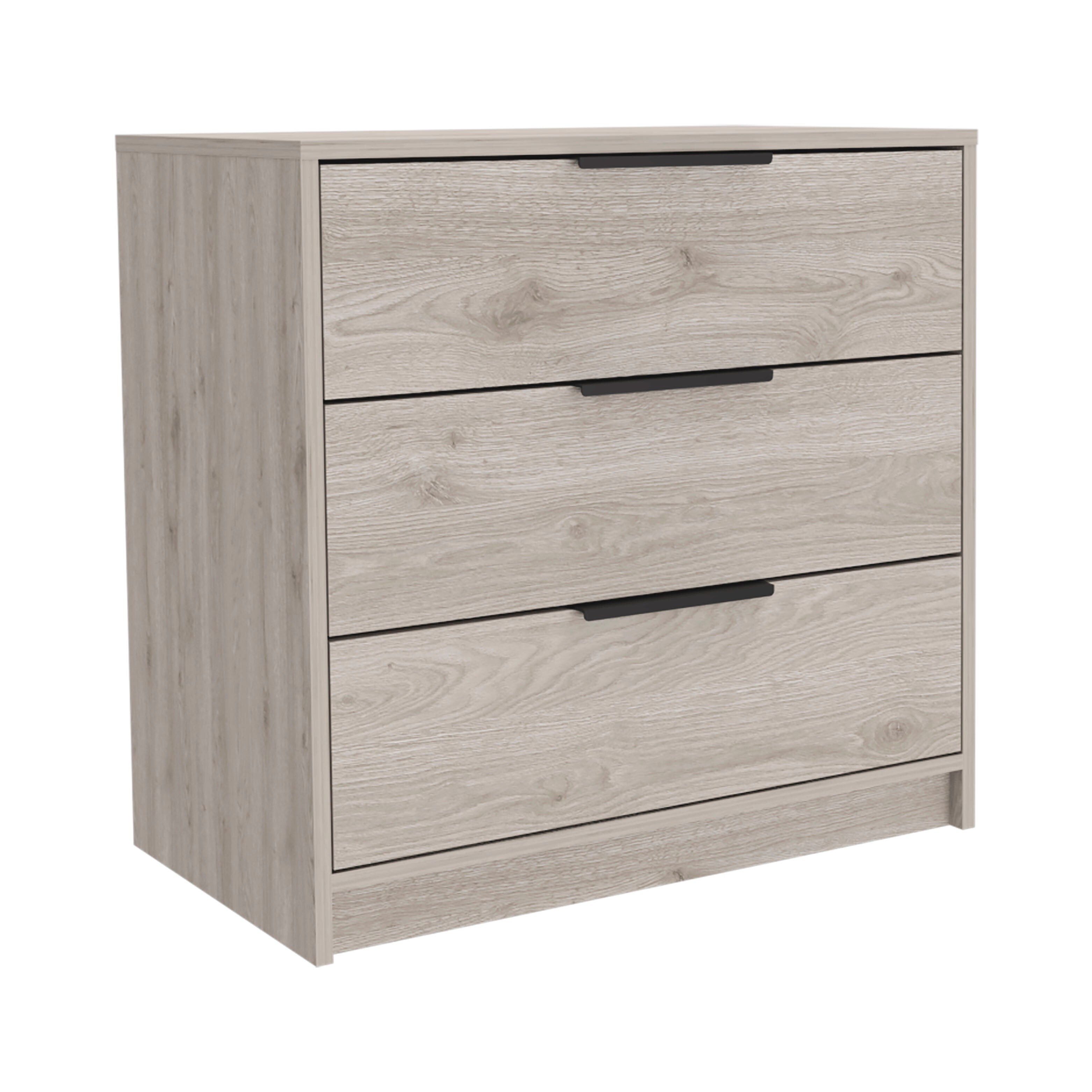 TUHOME Kaia 27-inch Tall 3 Drawer Dresser with Metal Hardware - - 35569982 - Mycitystee