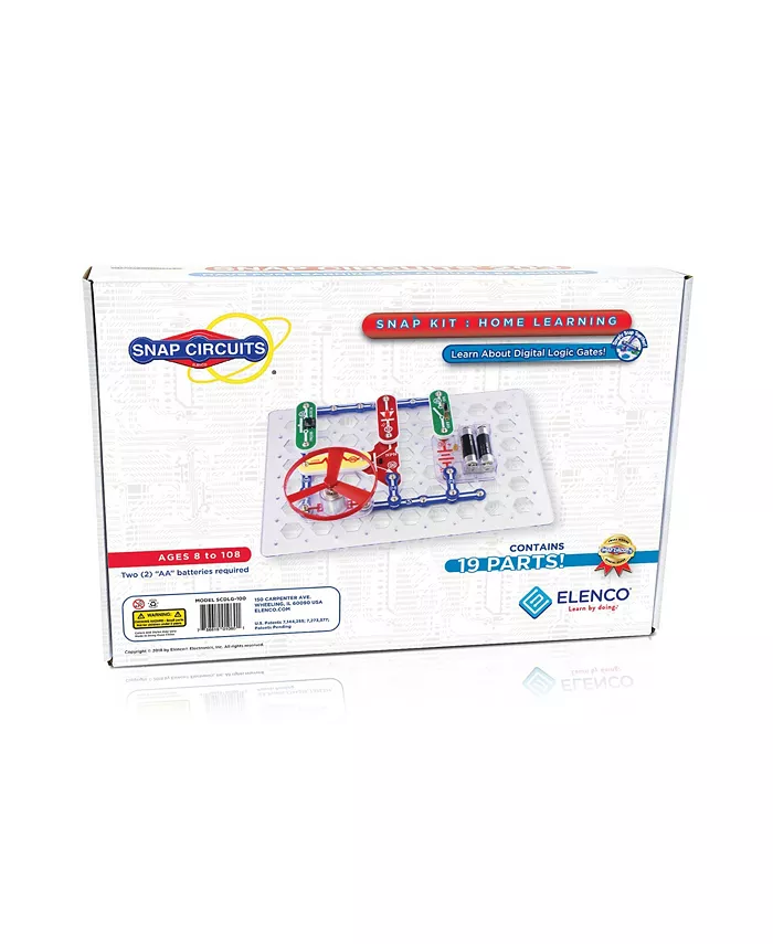 Elenco Snap Circuits Home Learning Education Discovery Set - Mycitystee