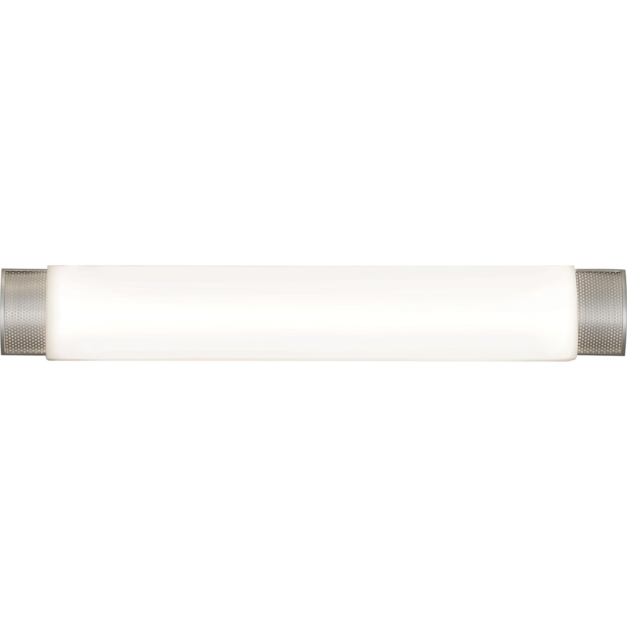 Charlotte 41-inch Satin Nickel LED Vanity， White Shade - Mycitystee