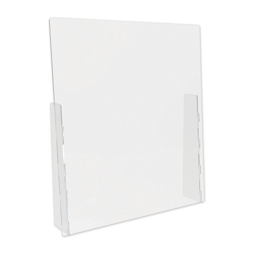 Deflecto Counter Top Barrier with Full Shield， 31.75