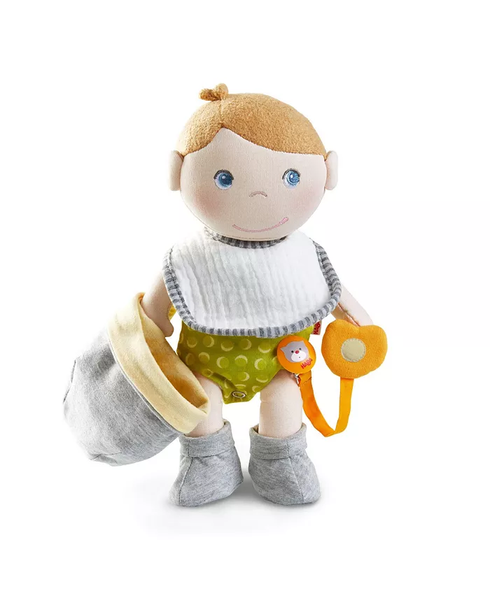 Haba Baby Doll Maxime - Soft Companion with Accessories (Machine Washable) - Mycitystee