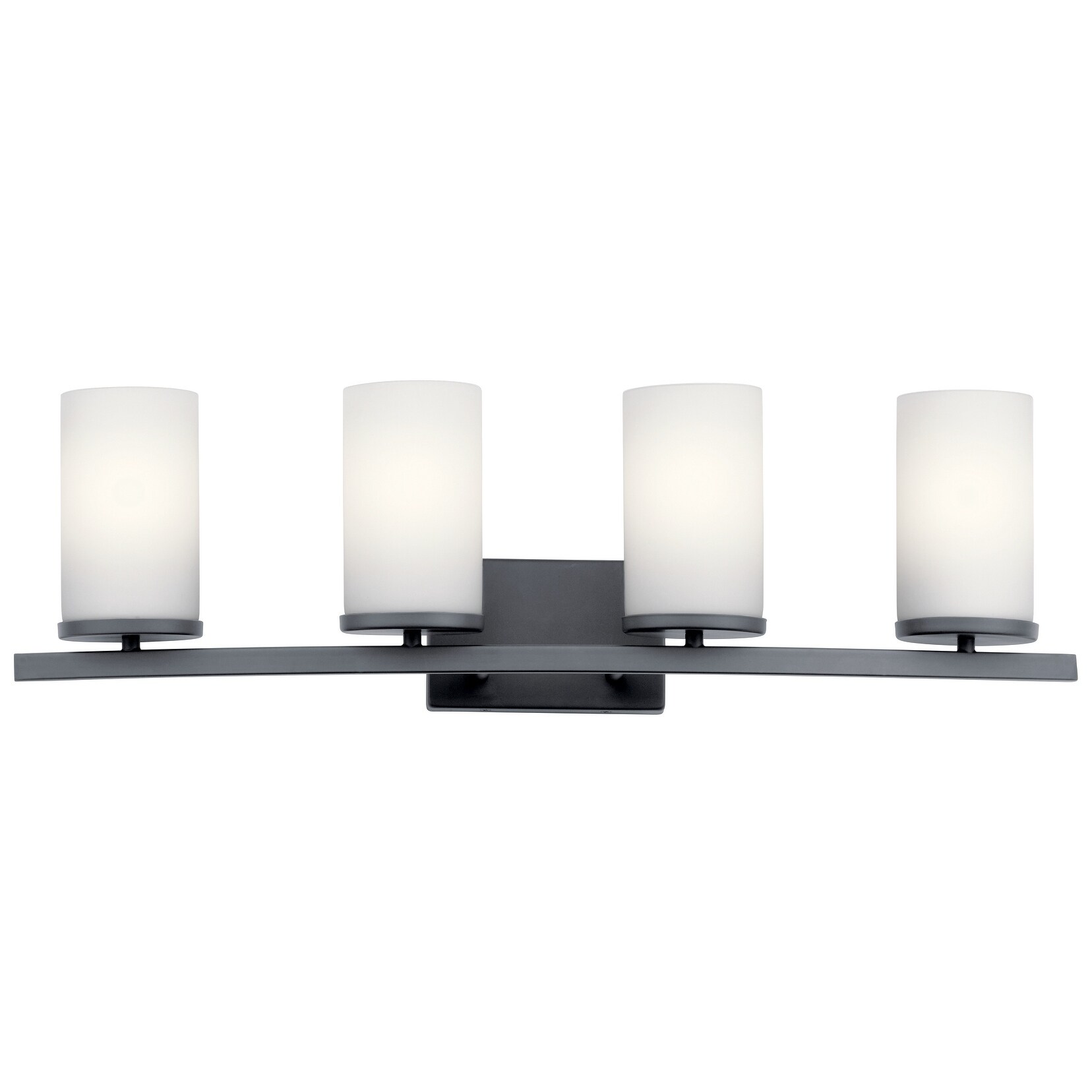 Kichler Lighting Crosby 4-Light Vanity Light Black - Mycitystee