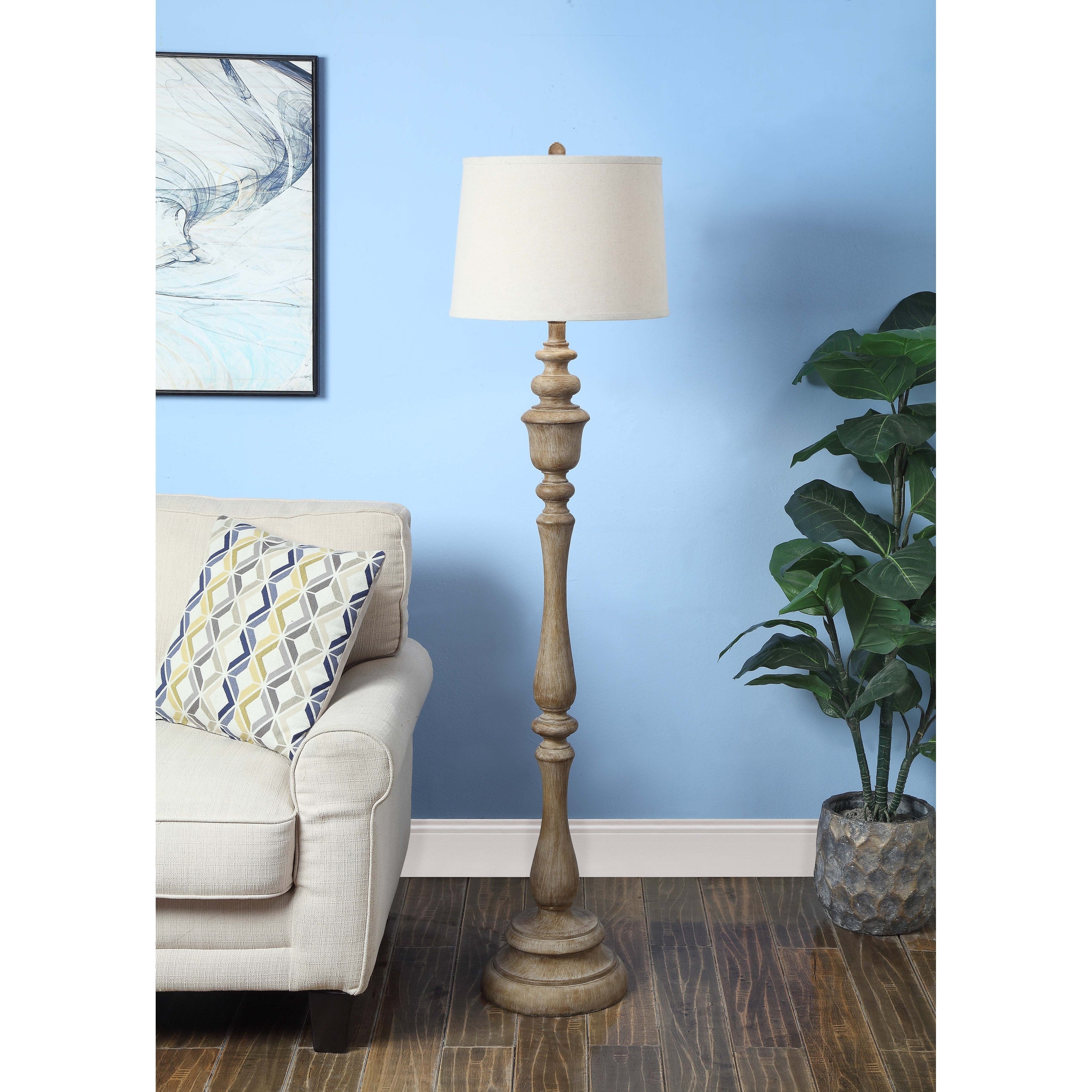 Lamps Per Se 60- inch Wood Look Floor Lamp - Mycitystee