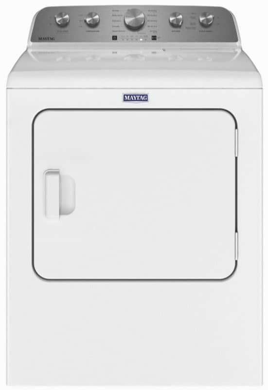 Maytag 7 Cu. Ft. White Gas Dryer With Steam-Enhanced Cycles - Mycitystee