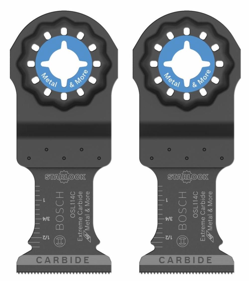 Bosch 1-1/4 In. Starlock Oscillating Multi Tool Carbide Plunge Cut Blade 2 pk. OSL114C-2 from Bosch - Mycitystee