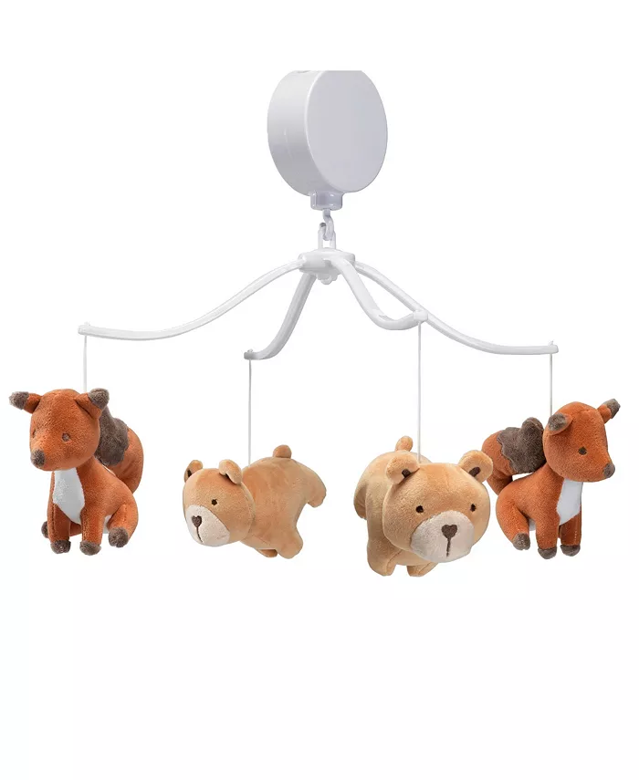 Bedtime Originals Animal Alphabet Bear Fox Musical Baby Crib Mobile Soother Toy - Mycitystee