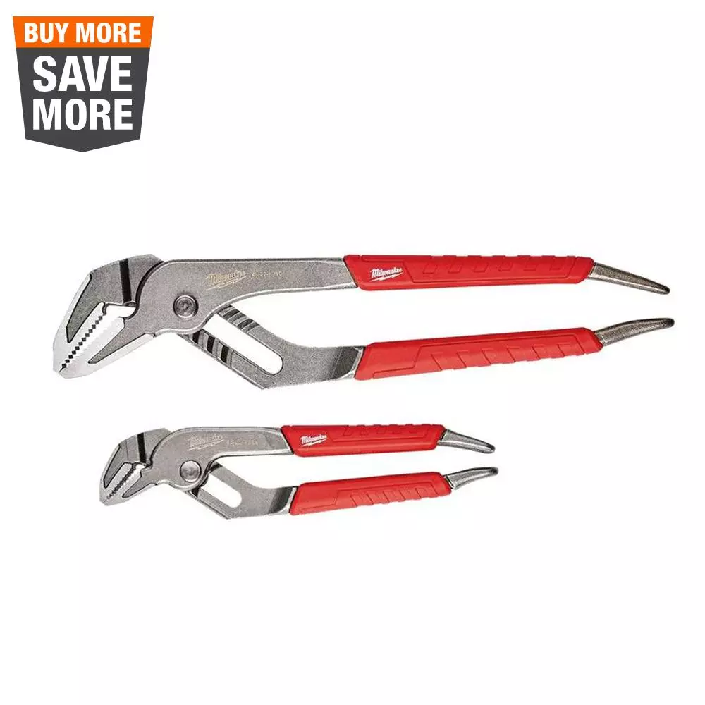 Milwaukee 6 in. and 10 in. Straight-Jaw Pliers Set (2-Piece) and#8211; XDC Depot - Mycitystee