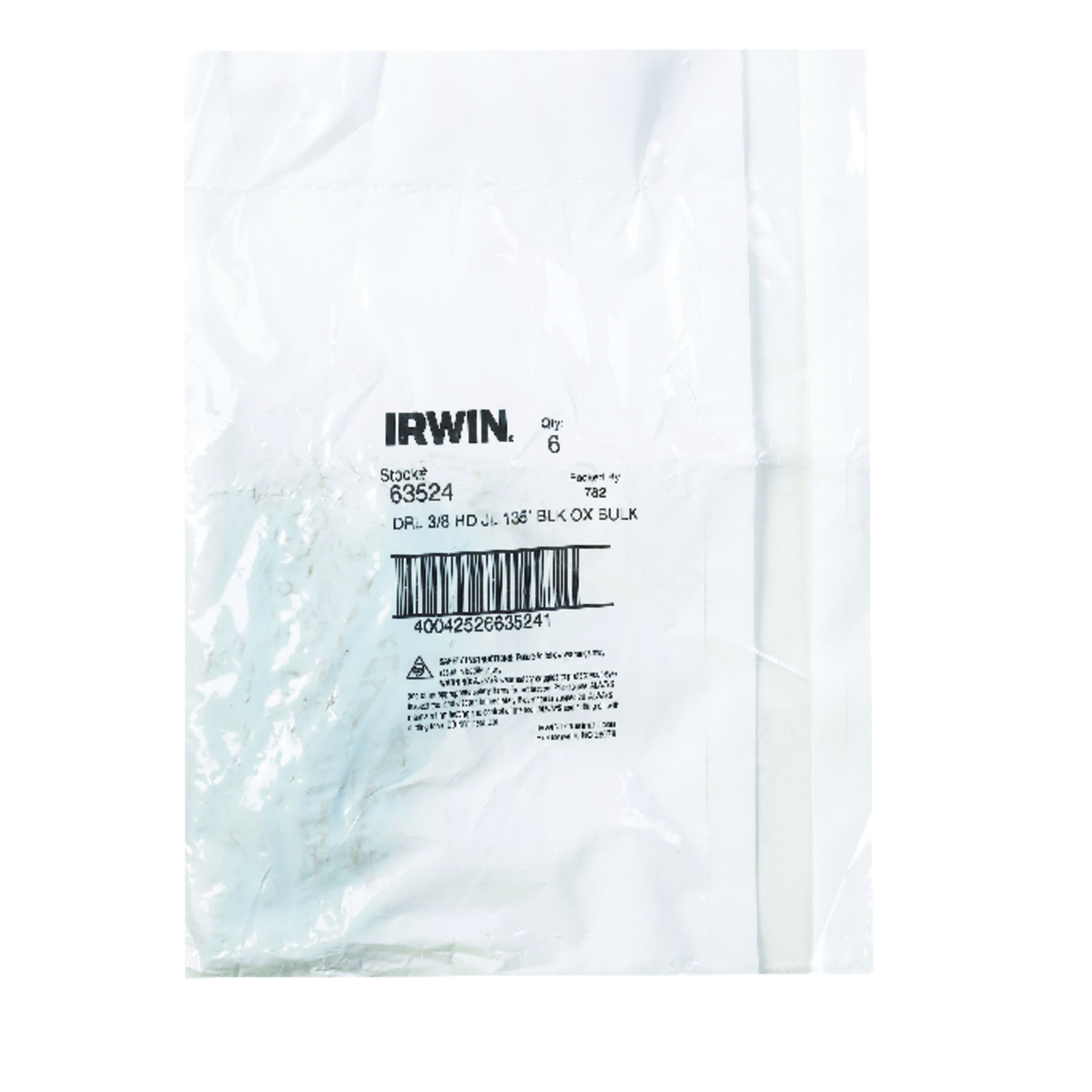 Irwin 3/8 in. X 5 in. L High Speed Steel Drill Bit 1 pc - Mycitystee