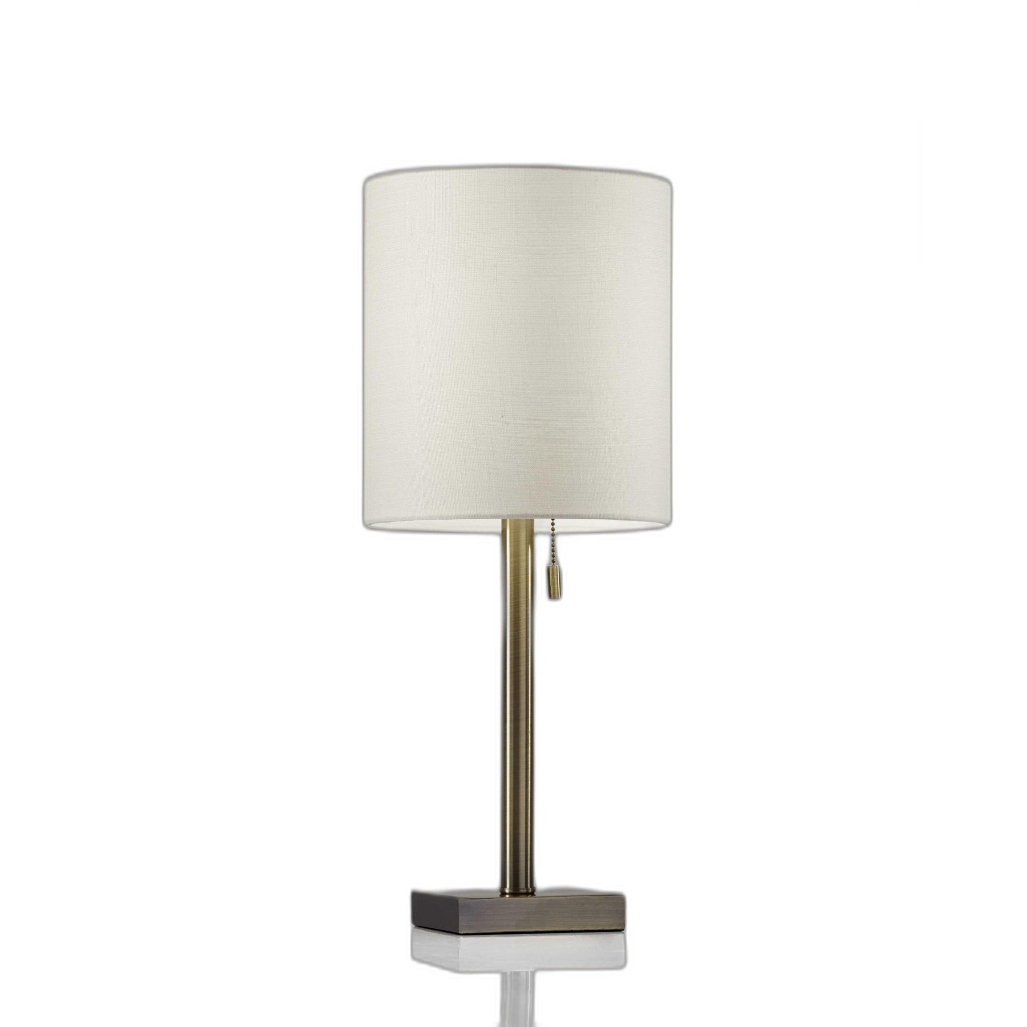 Brass Metal Table Lamp - 9 x 9 x 22 - Mycitystee