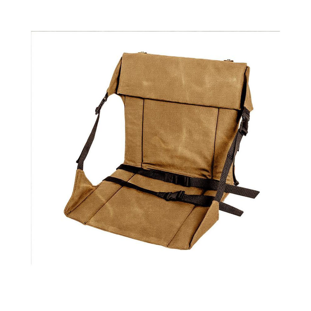Wax Khaki Canvas Canoe and Camp Chair With Pouch - Mycitystee