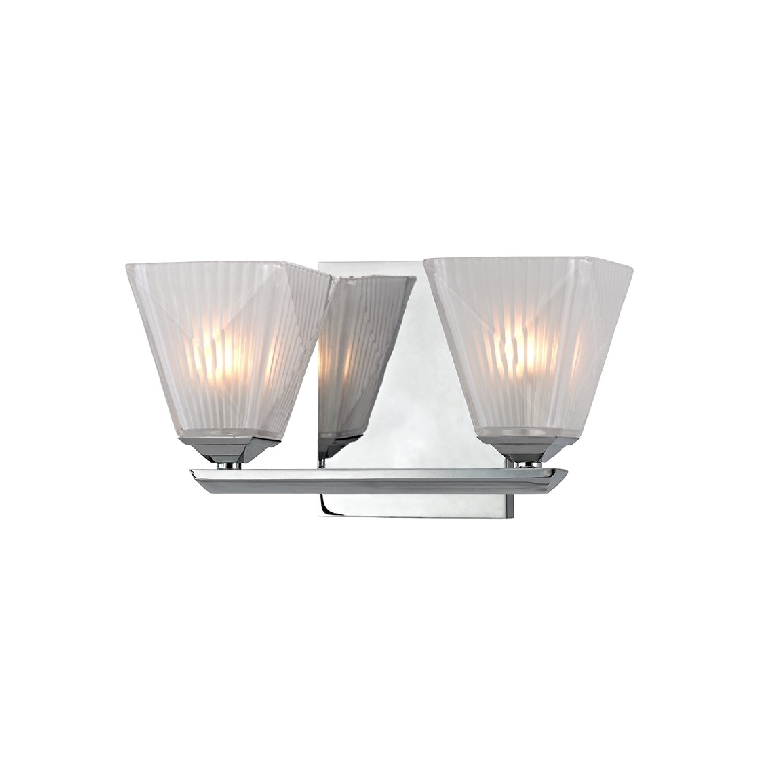 Hudson Valley Hammond 2-light Bath and Vanity， Polished Chrome - Mycitystee