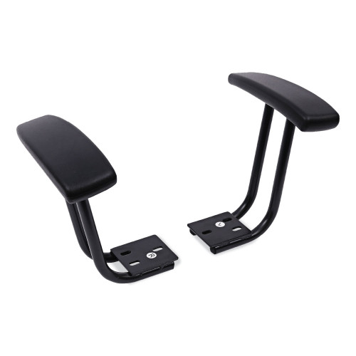 Optional Fixed Height T-Arms for Alera Essentia and Interval Series Chairs， Black， 2/Set (IN49AKB10B) - Mycitystee