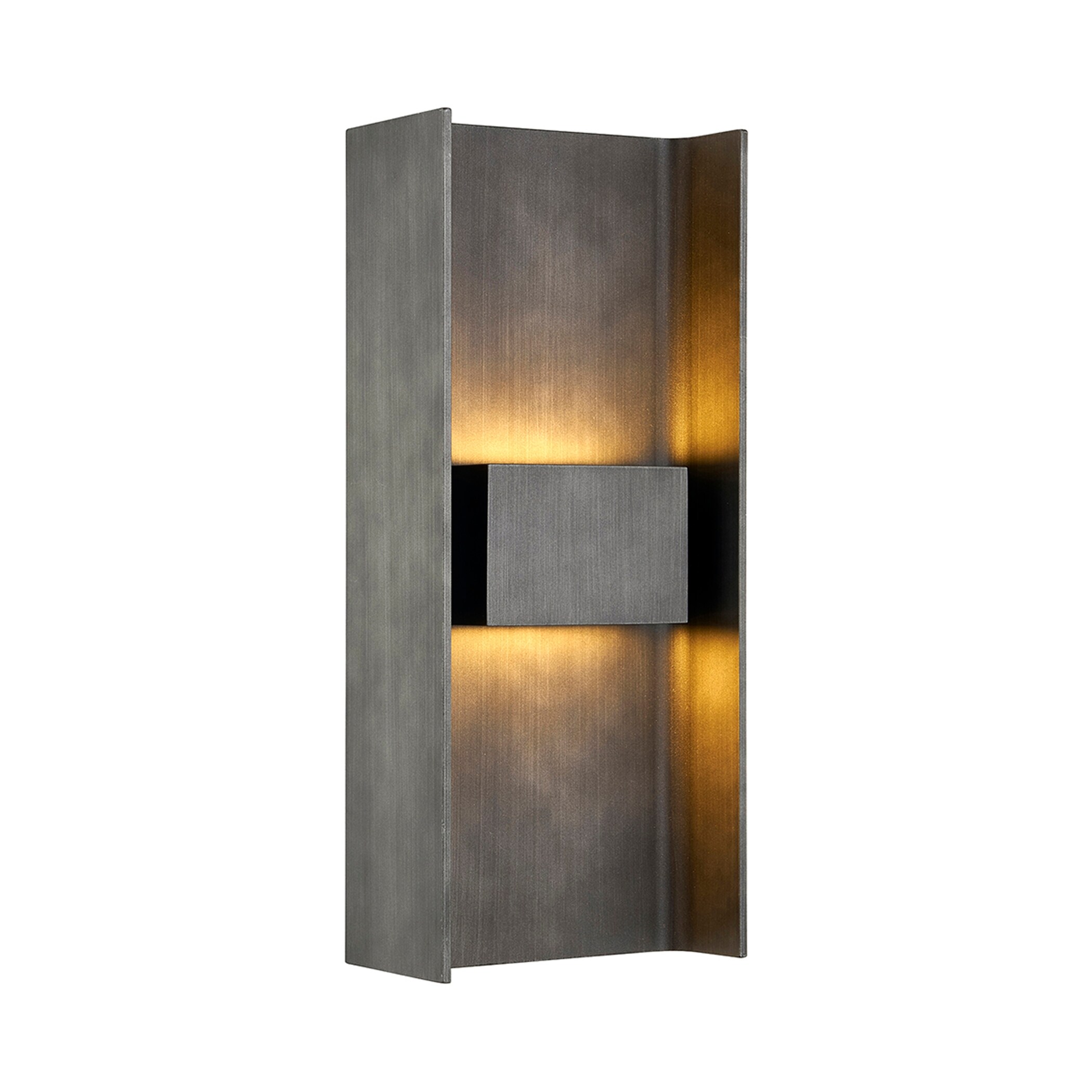 Scotsman 2-light Graphite LED Wall Sconce - Mycitystee
