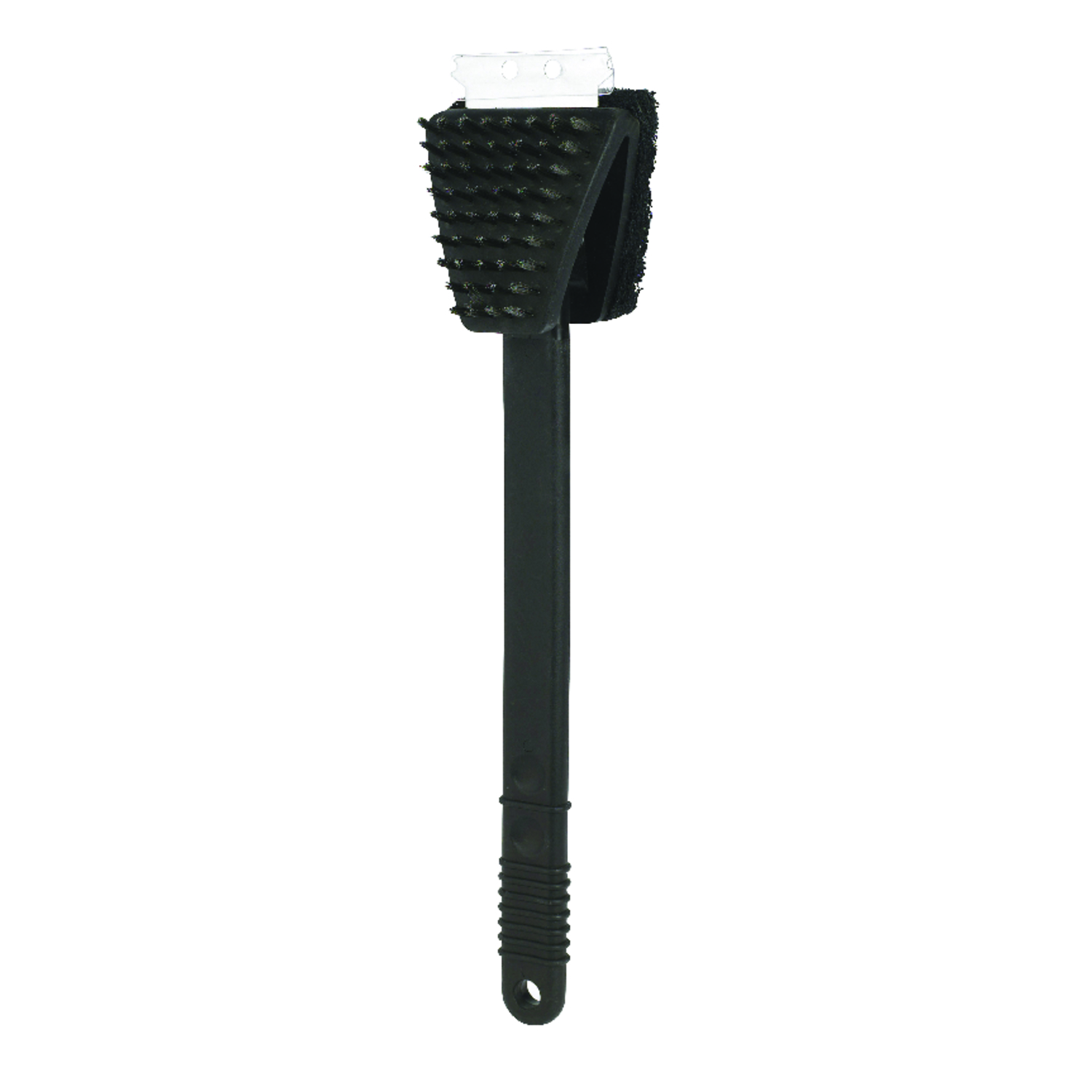 Grill Mark Grill Brush with Scraper 3 in. H X 15 in. L X 3 in. W 1 pk - Mycitystee