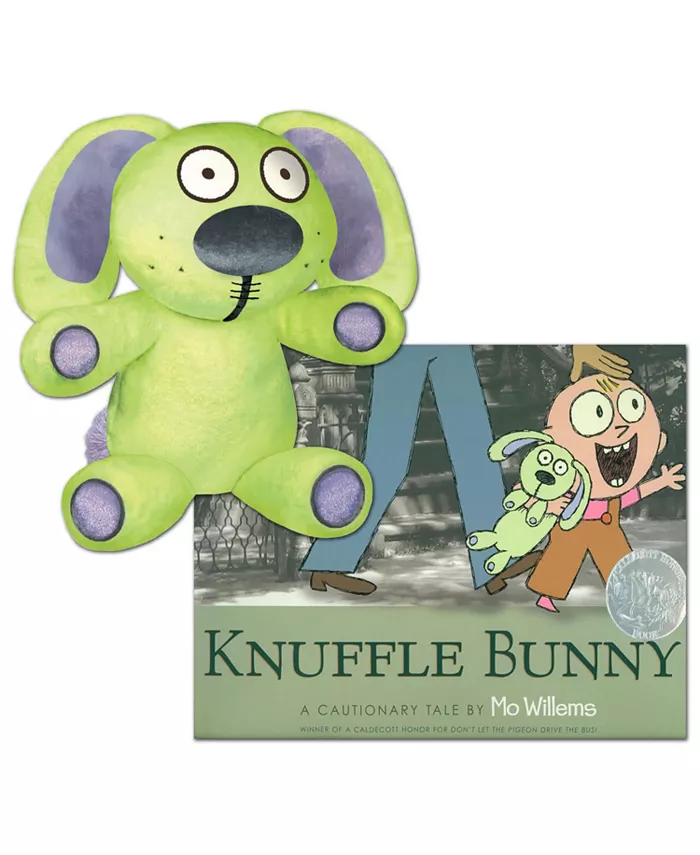 Kaplan Early Learning YOTTOY Knuffle Bunny Soft Plush Toy with Hardcover Book - Mycitystee