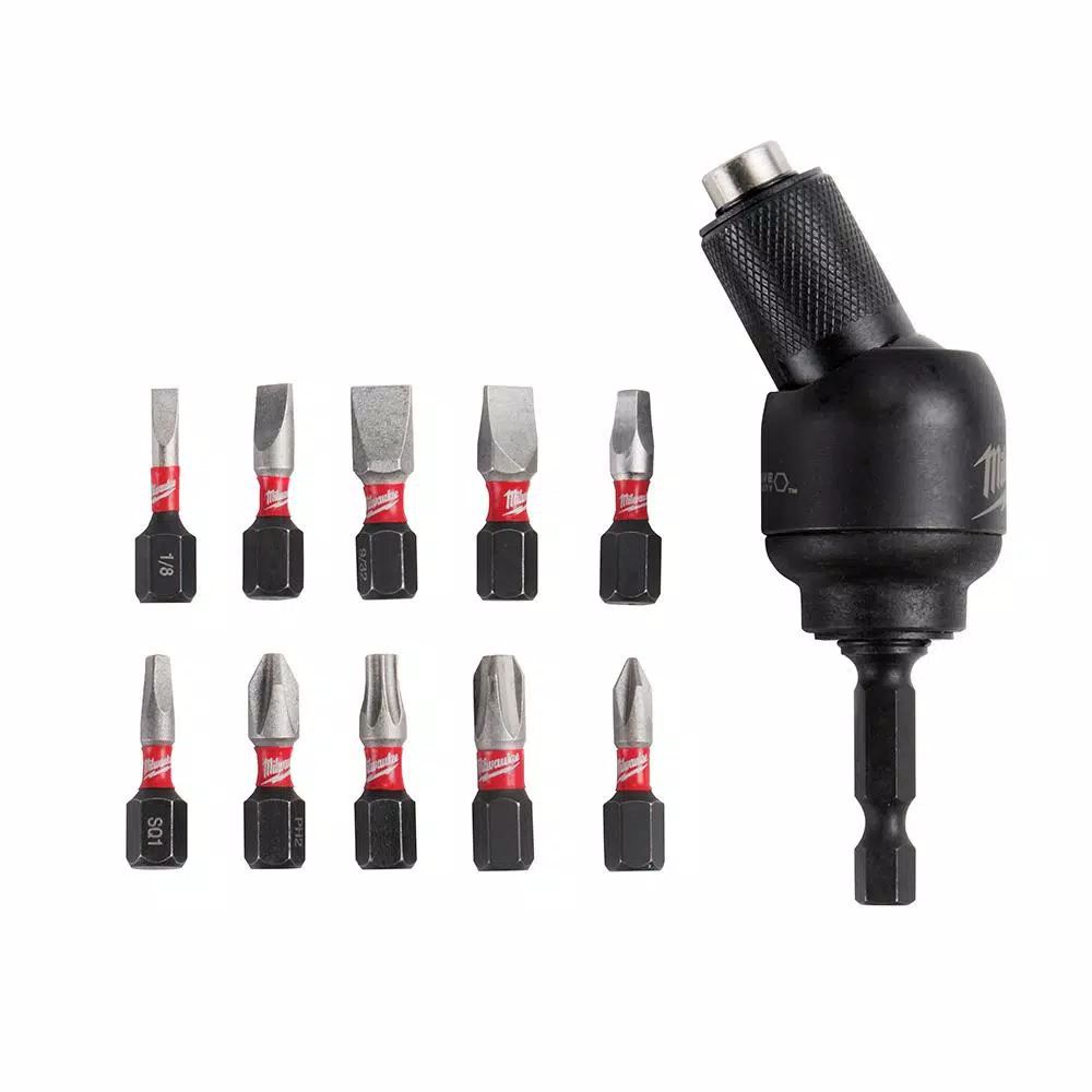 Milwaukee 30 Deg. Knuckle Bit Holder Set (11-Piece) and#8211; XDC Depot - Mycitystee