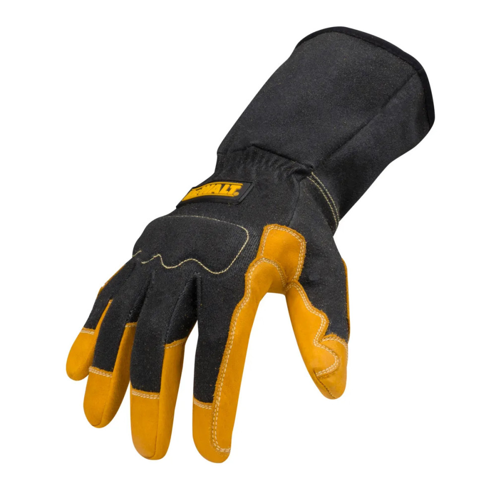 DEWALT Welding Fabricator Gloves Large Black Yellow Premium Leather DXMF01011LG from DEWALT - Mycitystee