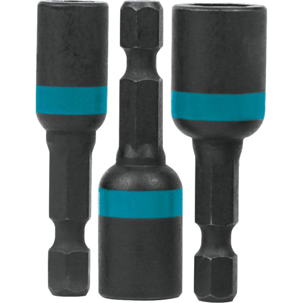 Makita Impact X 3 Pc. 1-3/4 Magnetic Nut Driver Set A-97265 from Makita - Mycitystee