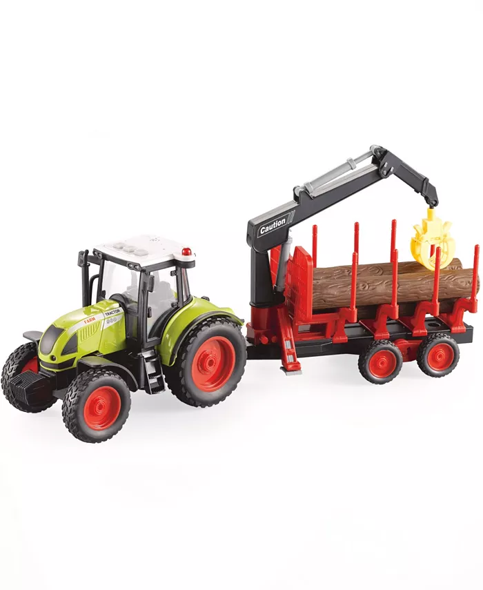 Big Daddy Farmland Lumber Transport with Excavator Arm Farming Tractor Trailer - Mycitystee