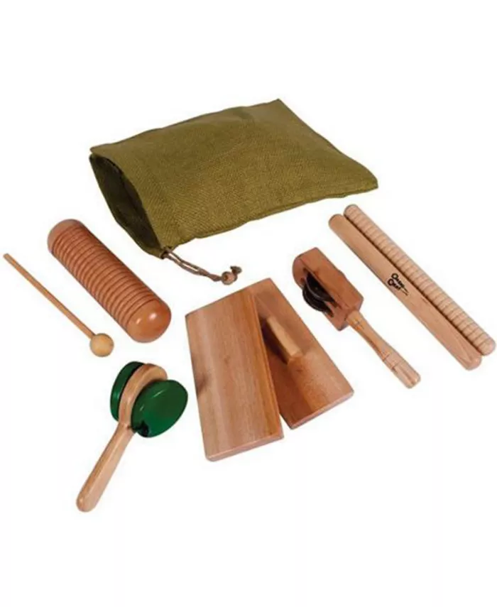 Westco Basic Natural Wooden Instruments - Set of 6 - Mycitystee