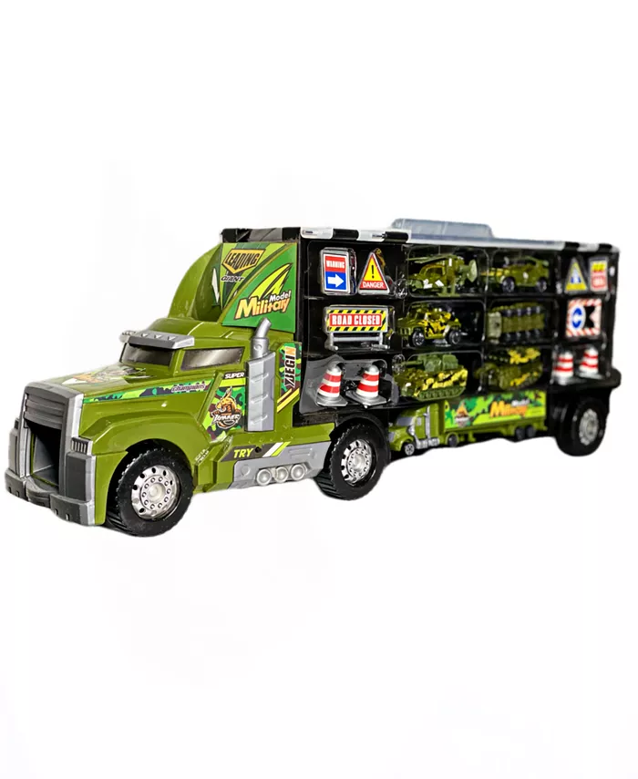 Big Daddy Military-Inspired Big Rig Play Set， 9 Pieces - Mycitystee