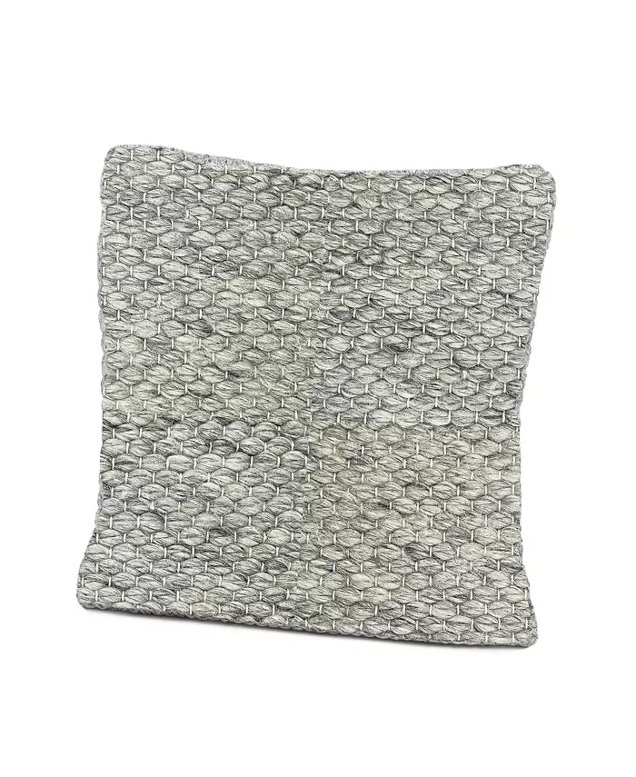 Anaya Home Light Grey Woven Down Alternative Throw Pillow - Mycitystee