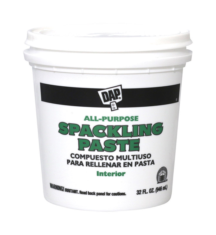 DAP Ready to Use White Spackling Paste 1 qt - Mycitystee